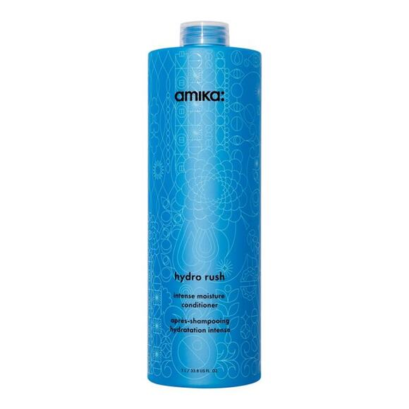 Amika Hydro Rush Intense Moisture Shampoo & Conditioner 33.8 fl.oz Duo